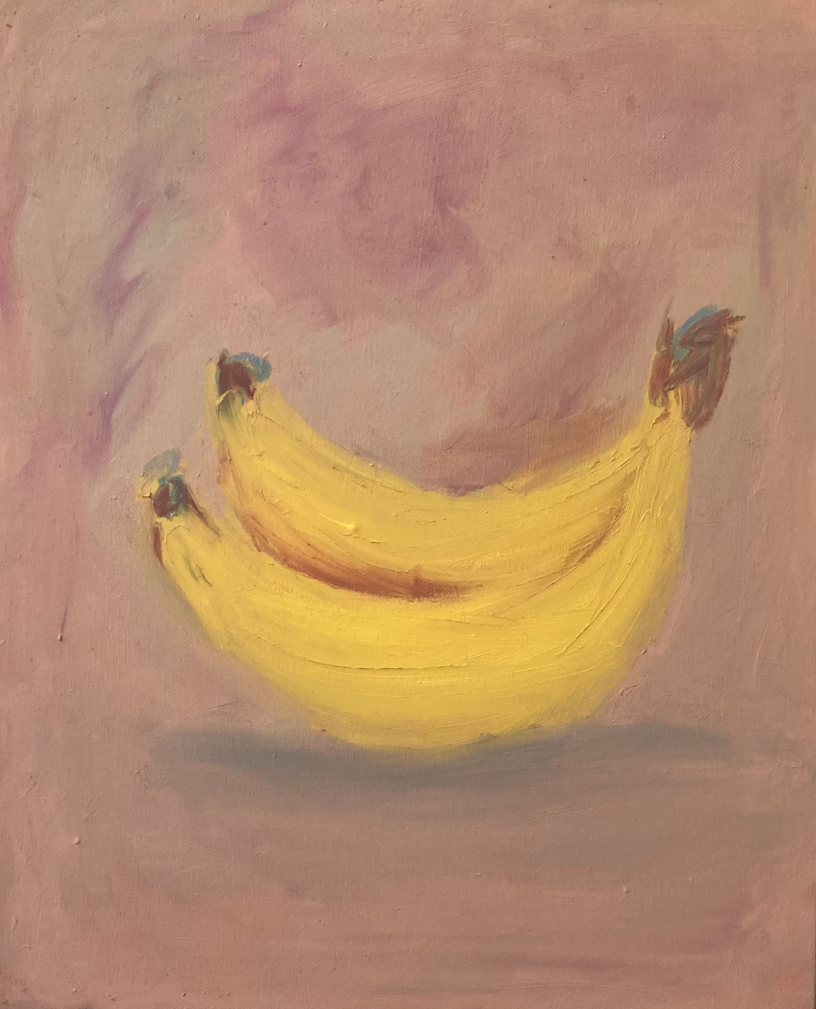 Triple Double #01 — Oil pastel on canvas